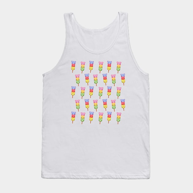 Bear dango! Cat dango!! Dog dango!! Tank Top by YashaSnow